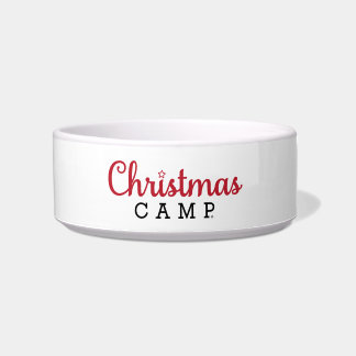 Christmas Camp Pet Bowl | Best Pet Gift
