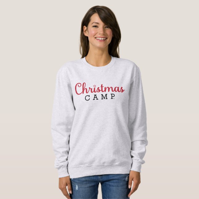 Christmas Camp Sweatshirt | Christmas Sweatshirt (Front Full)