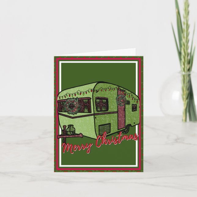 Christmas Camper Christmas Cards (Front)