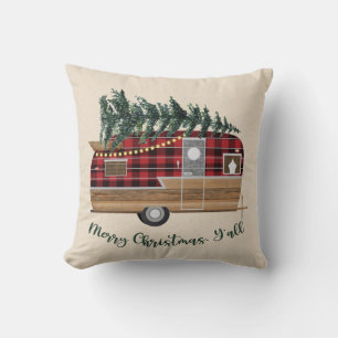Christmas Camper Pillow