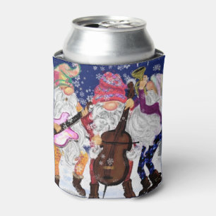 Christmas Can Cooler Happy Gnome Music Band
