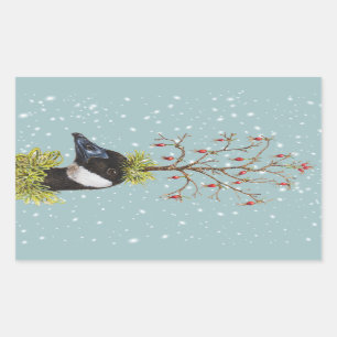 Christmas Canada goose stickers