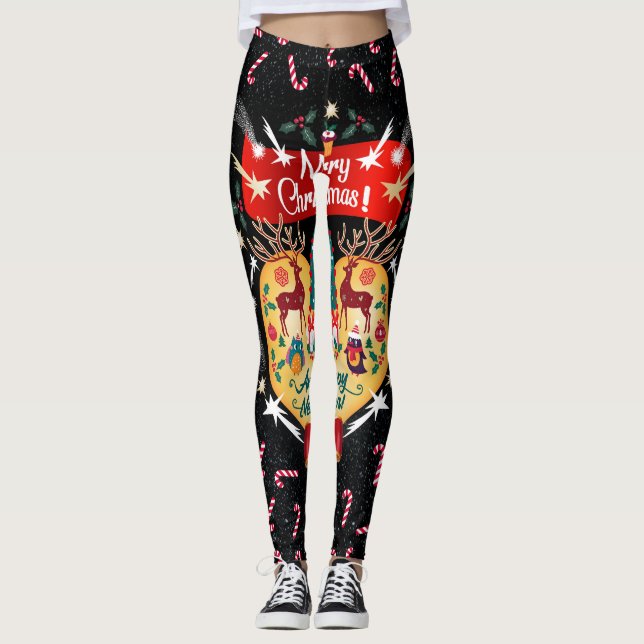 Christmas Candies Leggings (Front)