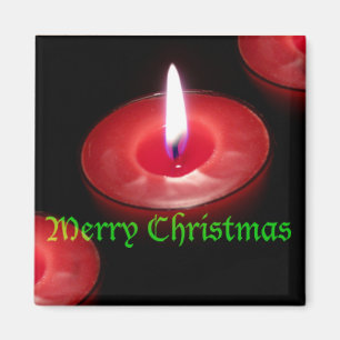 Christmas Candle Magnet