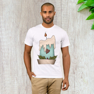 Christmas Candle Mens T-Shirt
