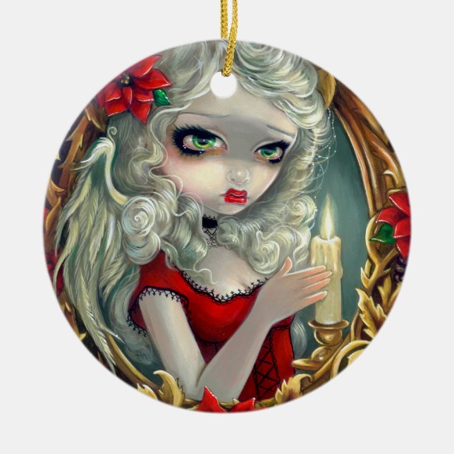 "Christmas Candle" Ornament (Front)