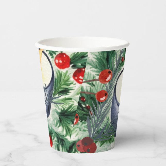 Christmas Candle Paper Cups (Front)