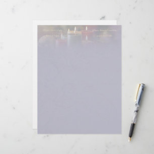 Christmas Candle Stationery
