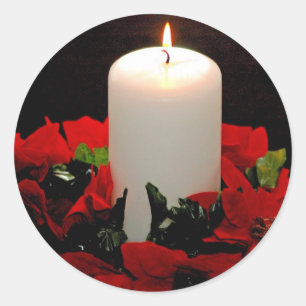 Christmas Candle Stickers