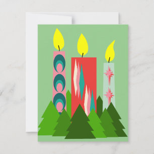 Christmas Candles Card