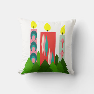 Christmas Candles  Cushion