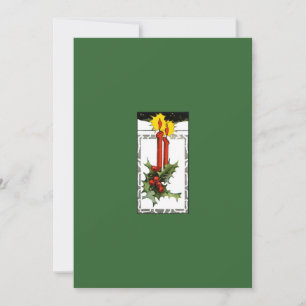 Christmas Candles Invitation