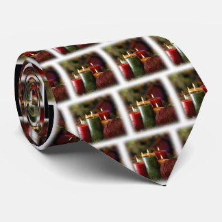 Christmas Candles Men's Tie