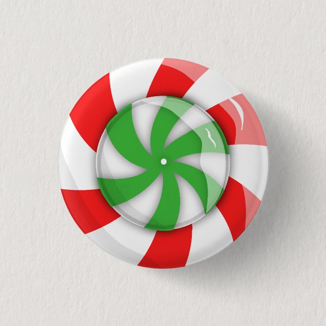 Christmas Candy 3 Cm Round Badge (Front)