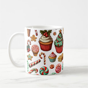 Christmas Candy And Sweet treats clipart  Coffee Mug