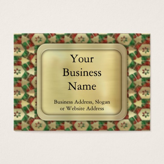 Christmas Candy Business Card