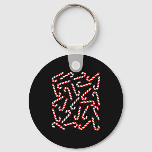 Christmas Candy Cane Costume Men Women Kids Xmas C Key Ring