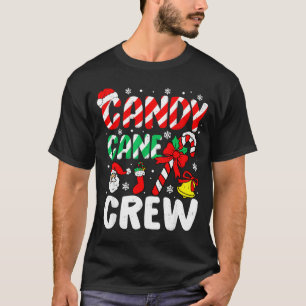 Christmas Candy Cane Crew Xmas Holiday Toddler Kid T-Shirt