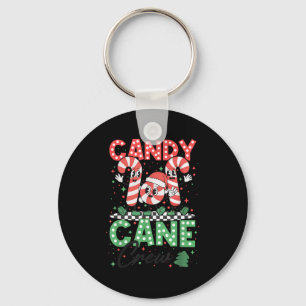 Christmas Candy Cane Crew Xmas Love Candy Boys Gir Key Ring