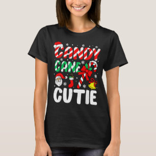 Christmas Candy Cane Cutie Xmas Holiday Toddler Ki T-Shirt