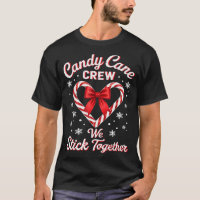 Christmas Candy Cane Heart Holiday Family Matching