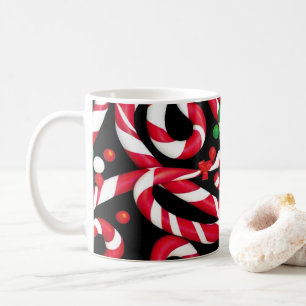 Christmas Candy Cane Holiday Mug