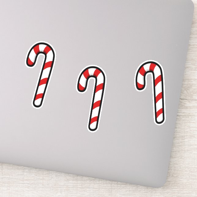 Christmas candy cane on (Detail)