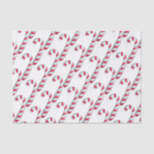 Christmas Candy Cane Pattern Tissue Paper