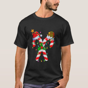 Christmas Candy Cane Santa Family Christmas Kids B T-Shirt