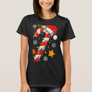 Christmas Candy Cane Santa Hat Xmas Kids Toddler Y T-Shirt
