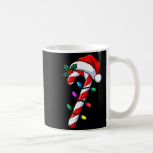 Christmas Candy Cane Santa Xmas Coffee Mug