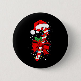 Christmas Candy Cane Shirt Boy Girl Kids Men Women 6 Cm Round Badge