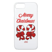 Christmas Candy Canes Apple iPhone 8/7 Case