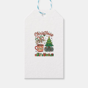 Christmas Candy Canes Cocoa Chaos Tree Mug Present Gift Tags