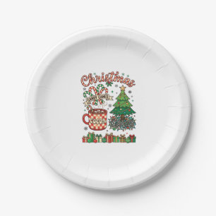 Christmas Candy Canes Cocoa Chaos Tree Mug Present Paper Plate