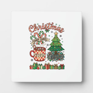 Christmas Candy Canes Cocoa Chaos Tree Mug Present Plaque