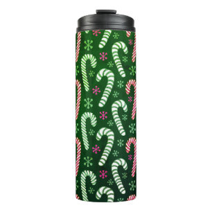 Christmas Candy Canes  Thermal Tumbler
