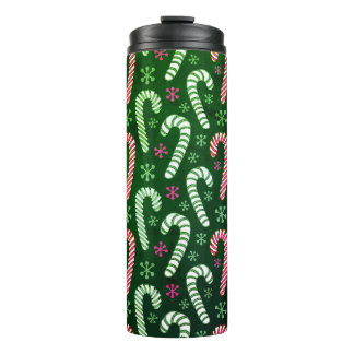 Christmas Candy Canes  Thermal Tumbler