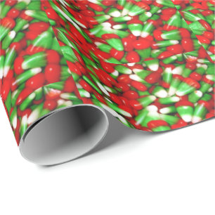 Christmas Candy Corn Wrapping Paper