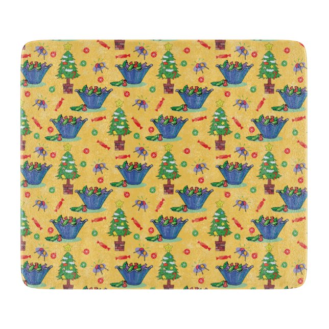 Christmas candy cutting board (Front)