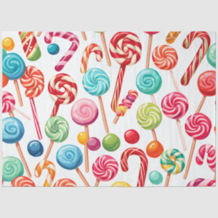 christmas candy delight tissue paper