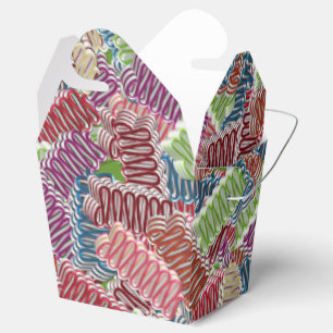 Christmas Candy-FAVOR BOX, Take Out Style Favour Box