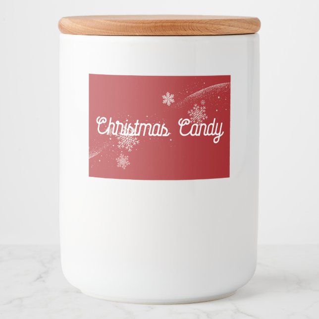 Christmas Candy Food Label (Front)