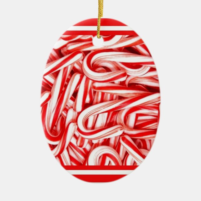 Christmas Candy Gifts by Sharles Ceramic Tree Decoration (Front)