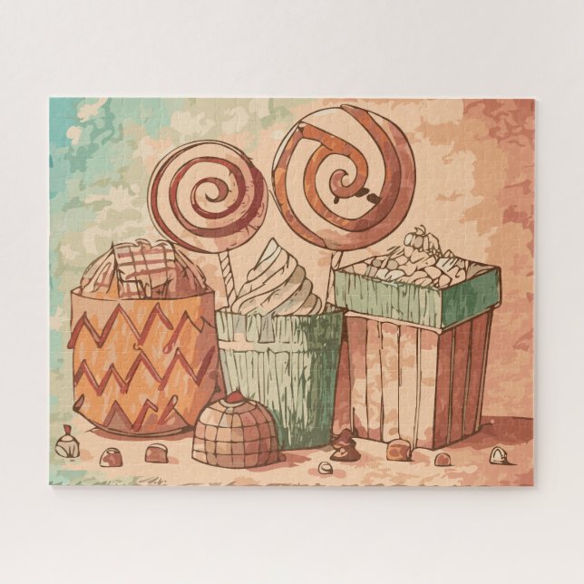 Christmas Candy Jigsaw Puzzle (Horizontal)