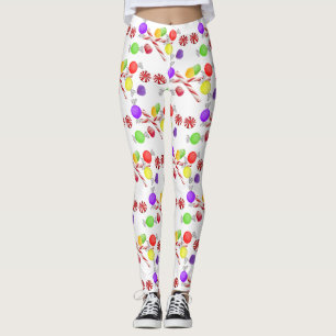 Christmas Candy Leggings