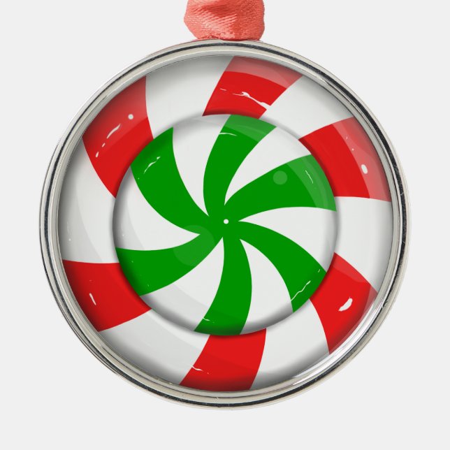 Christmas Candy Metal Tree Decoration (Front)