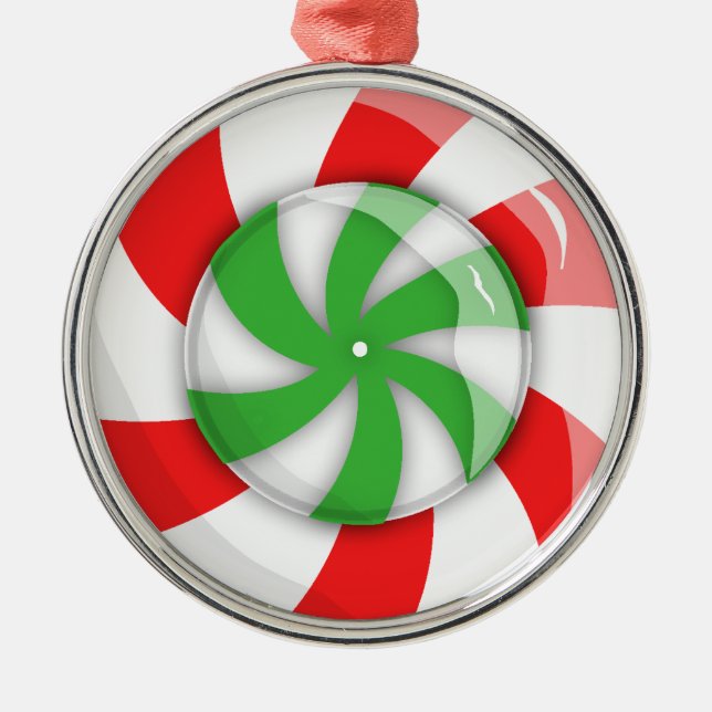 Christmas Candy Metal Tree Decoration (Front)