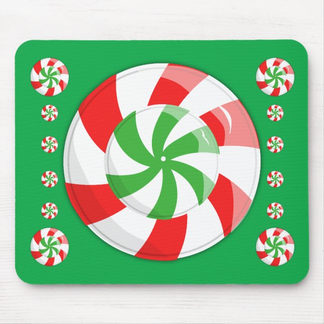 Christmas Candy Mouse Mat (Front)