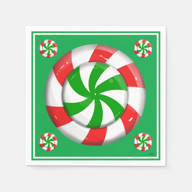 Christmas Candy Napkin (Front)